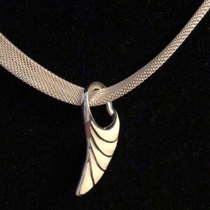 Silver Mesh Necklace